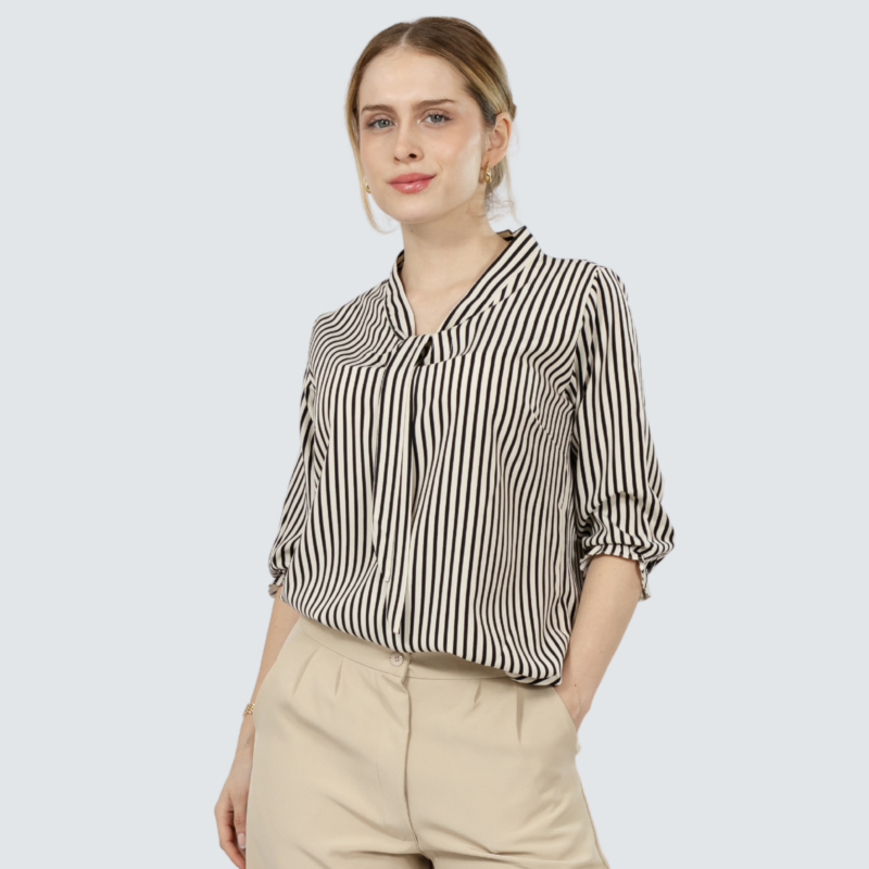 Blusa | Mila | Negro Rayas